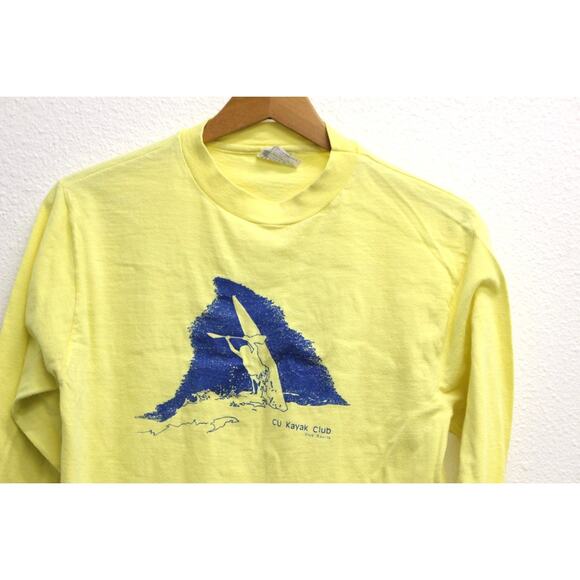 Vintage Kayak Club Long Sleeve T Shirt Medium - Picture 2 of 8